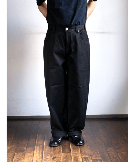 CIOTA　Cotton Twill Football Oval 5 Pocket Pants (One Wash)