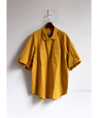 WORKADAY　Spinnaker Shirt Yellow Cotton Iridescent