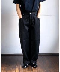 CIOTA　Cotton Twill Football Oval 5 Pocket Pants (One Wash)
