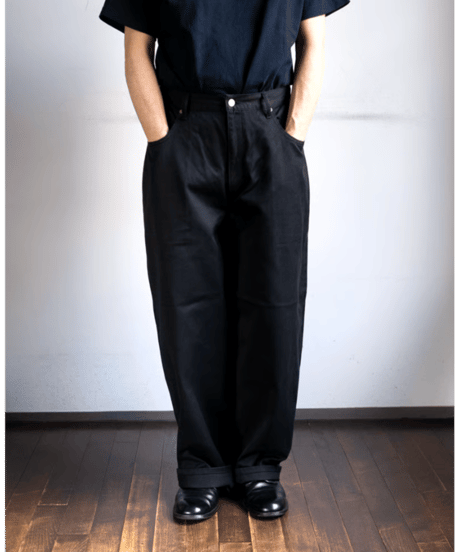 CIOTA　Cotton Twill Football Oval 5 Pocket Pants (One Wash)