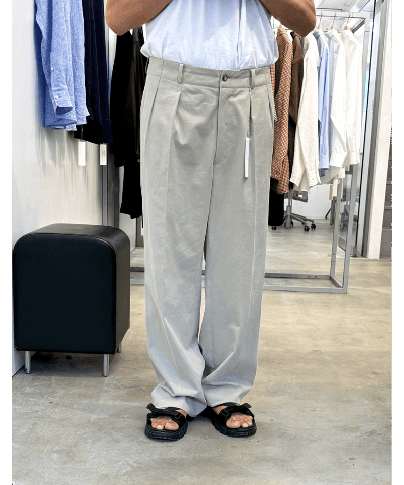 Cale Nidom Finish Chino 2-Tuck Trousers | 山口ストアー