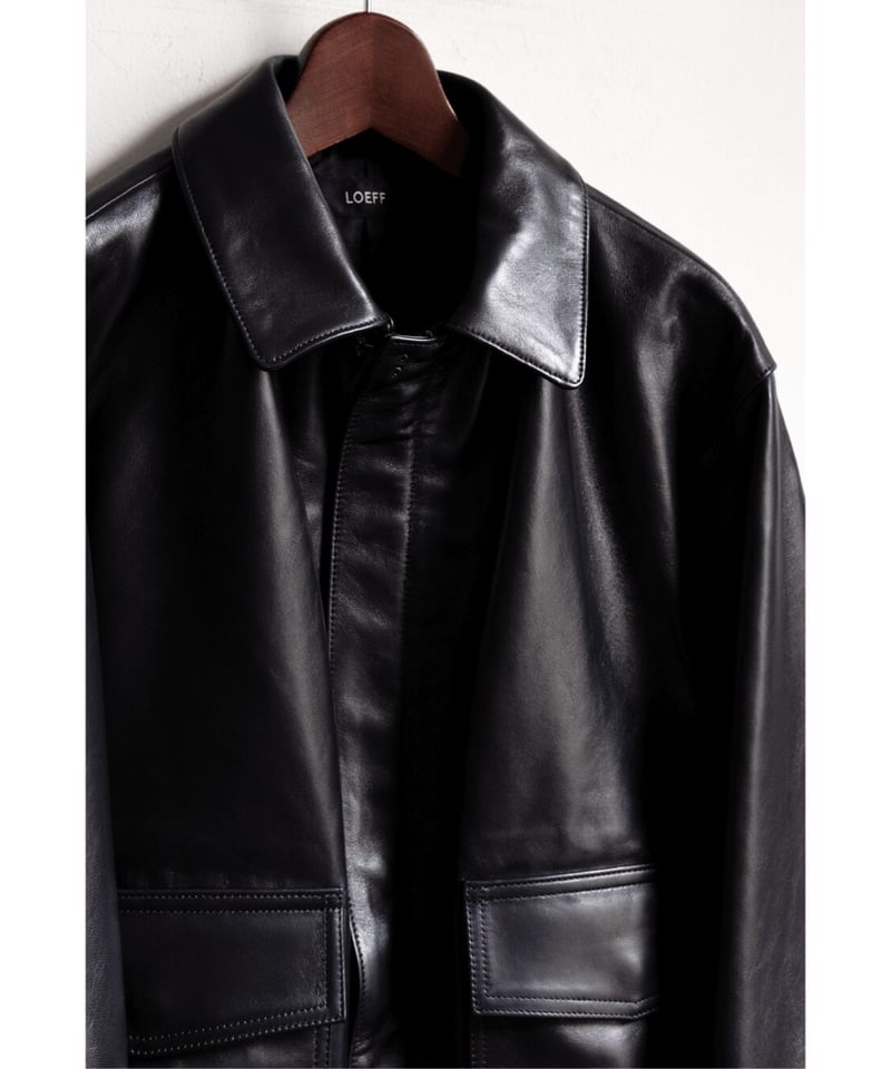 LOEFF LAMBS LEATHER FLIGHT JACKET | 山口ストアー