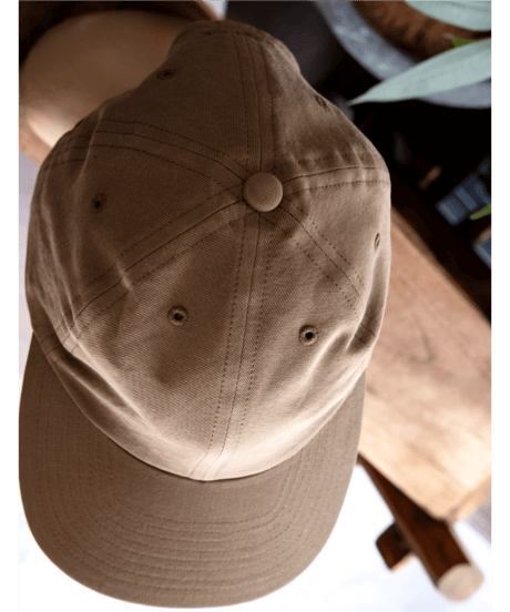 ULTERIOR　RAMIE/COTTON WEST POINT 6 PANELED CAP