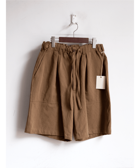 ULTERIOR　RAMIE COTTON WEST POINT UTILITY SHORTS