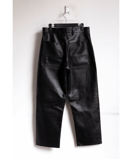 Cale　LAMBS LEATHER PANTS