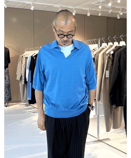LOEFF　COTTON HIGH GAUGE SKIPPER SWEATER