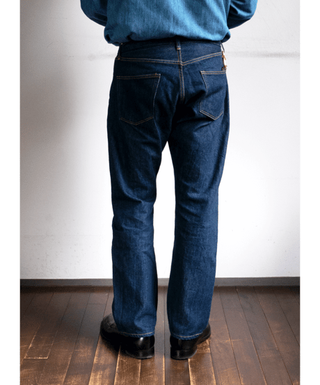 CIOTA　Straight 5 Pocket Pants Navy（One Wash）