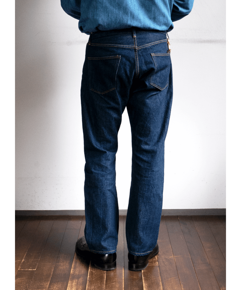 CIOTA Straight 5 Pocket Pants Navy（One Wash） |