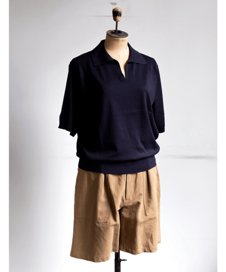 LOEFF　COTTON HIGH GAUGE SKIPPER SWEATER