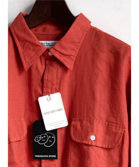 INDIVIDUALIZED SHIRTS　Solid Linen New 2poc Work Shirt
