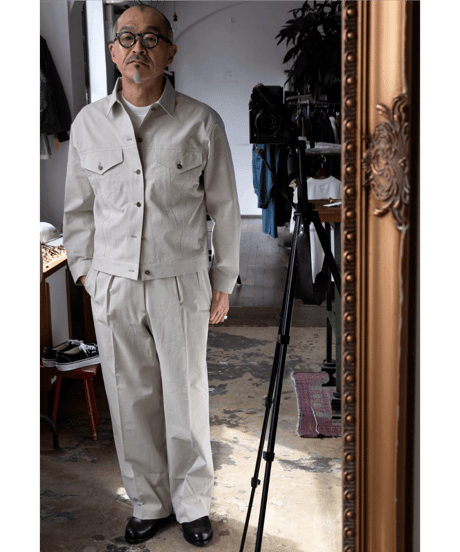 Cale　Nidom Finish Chino 2-Tuck Trousers