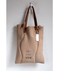 HAAL　PREMITIVE TOTE BAG -MOUTON- ①