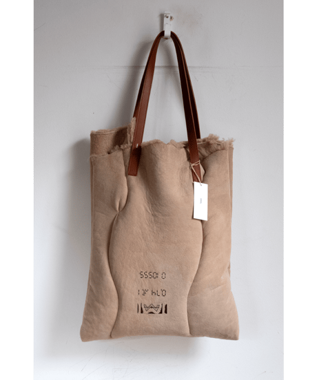 HAAL　PREMITIVE TOTE BAG -MOUTON- ①