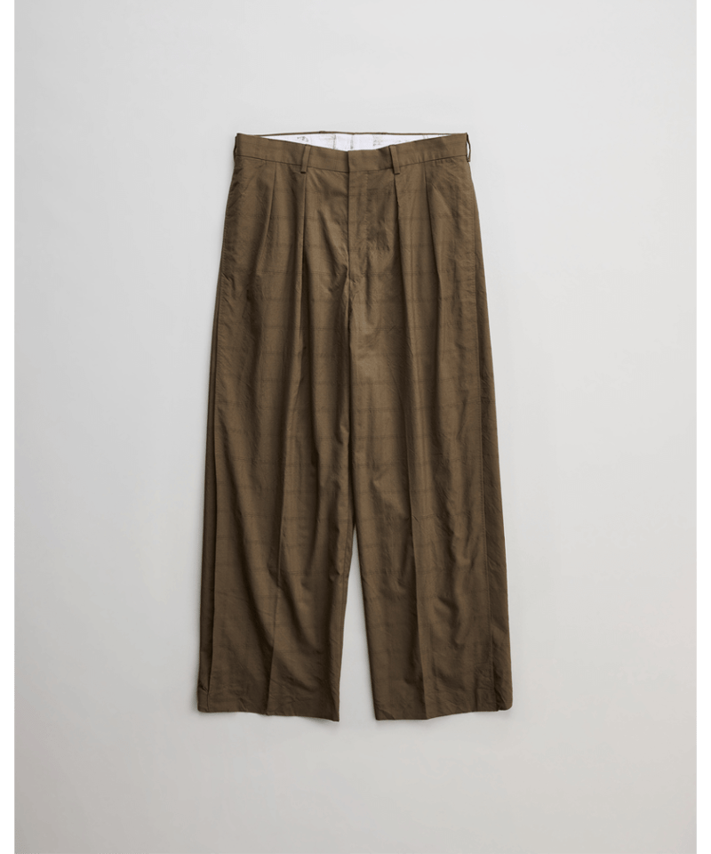 NICENESS FLYING V CHECK TROUSERS “W.SCHENKER ” NICENESS FLYING V CHECK TROUSERS “W.SCHENKER ”