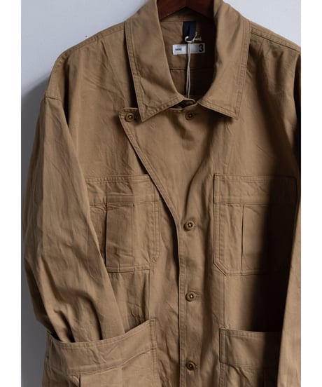 ts(s) Cotton Slub Yarn Twill Military Shirt Jacket