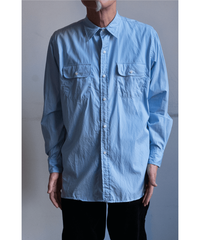 USA製 INDIVIDUALIZED SHIRTS ボックスシルエット シャツ INDIVIDUALIZED SHIRTS Imperial Broad New 2poc W