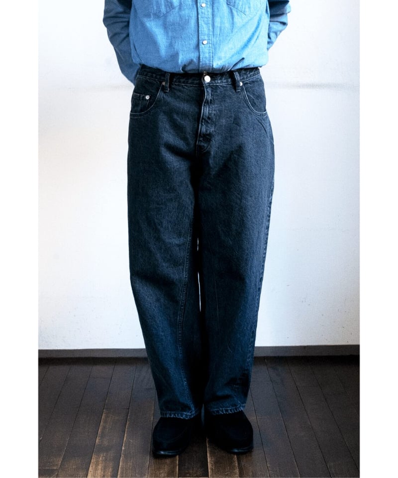 CIOTA Baggy 5 Pocket Pants Medium Black | 山口ストアー
