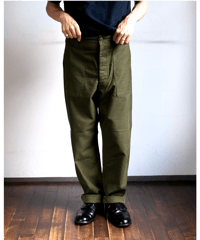 CIOTA　Cotton Back-Sateen Baker Pants Wide Tapered (One Wash)