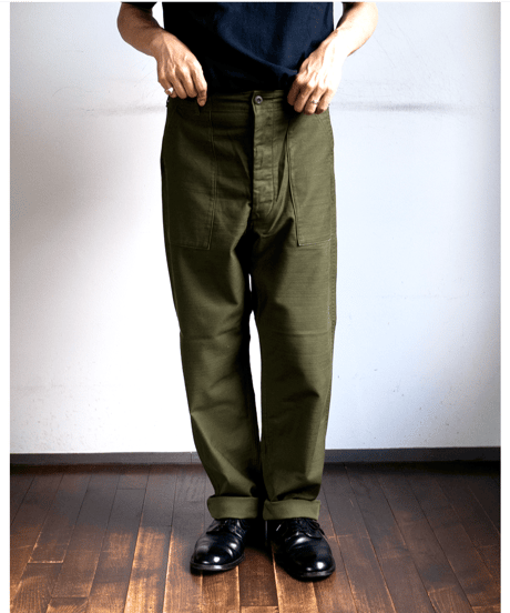 CIOTA　Cotton Back-Sateen Baker Pants Wide Tapered (One Wash)
