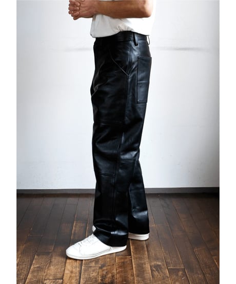 Cale　LAMBS LEATHER PANTS