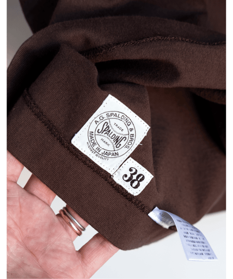 A.G SPALDING & BROS　 14/天竺 POCKET TEE
