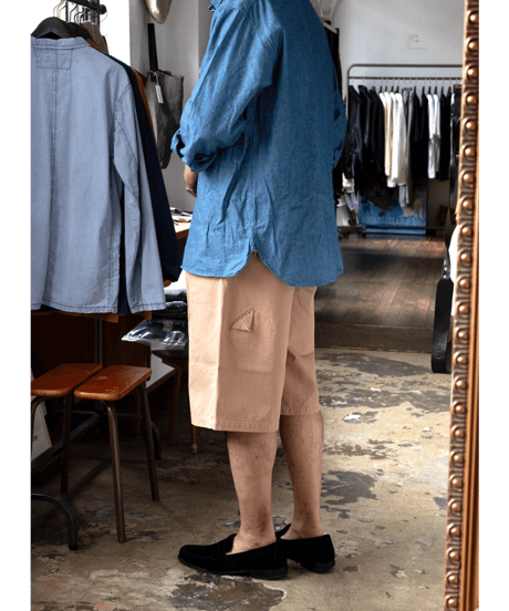kiivu　PIGMENT PRINT CHINO SHORT PANTS