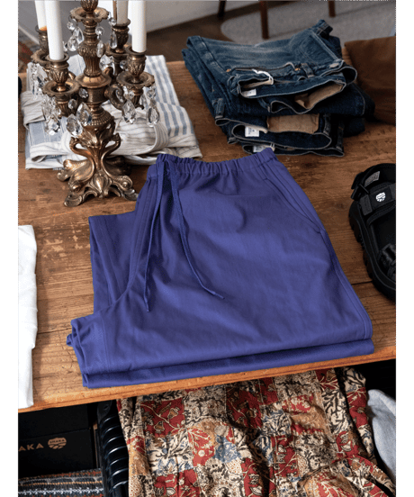 LOEFF　COTTON GABARDINE TROUSERS