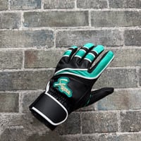 久保田スラッガー　限定バッティング手袋　ブラック×エメラルド