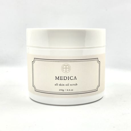ひじ、ひざなどのカサカサに１MEDICA all skin oil scrub 250g