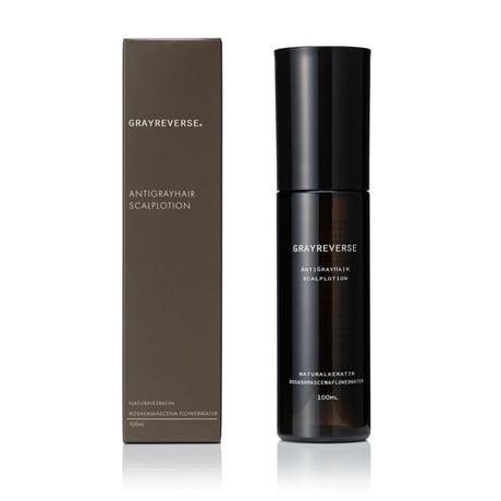 白髪ケアと育毛に！！ダークニル配合  GRAYREVERSE®　スカルプケアローション100ml