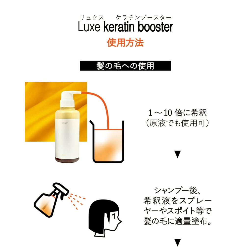 肌にも髪にも！ Luxe keratin booster 250ml （旧C GIGA KER