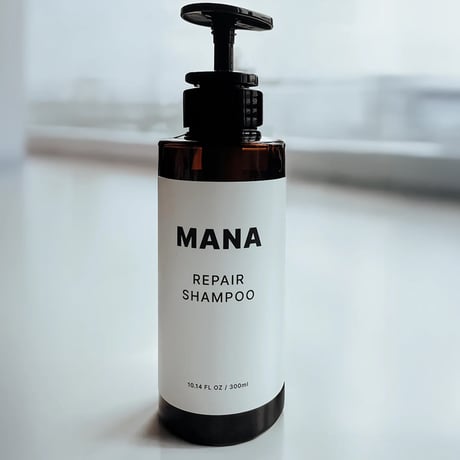 今話題の補修持続型　MANA リペア シャンプー（300ml）
