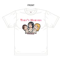 ｢Teen's Heaven｣×漫画家｢えびはら武司｣先生コラボTシャツ　ホワイト×ピンク