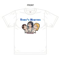 ｢Teen's Heaven｣×漫画家｢えびはら武司｣先生コラボTシャツ　ホワイト×ブルー
