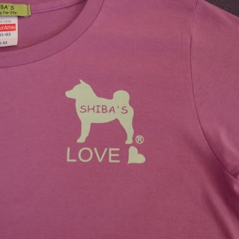 Tシャツ（女性専用） LOVE ワンポイント デザイン | SHIBA'S STORE