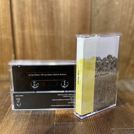 Akira Shimooka 「Lay Down」single カセットテープ
