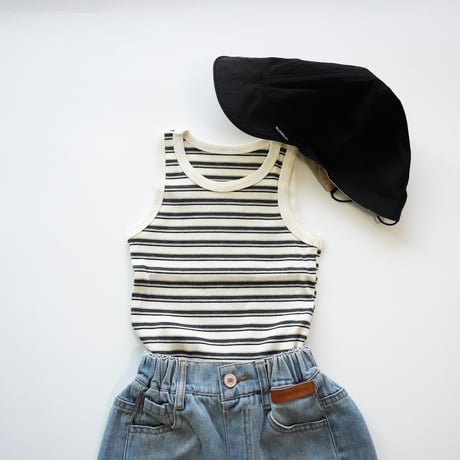 color-striped tank top (2632)