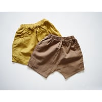 daily cotton linen halfpants (2346)
