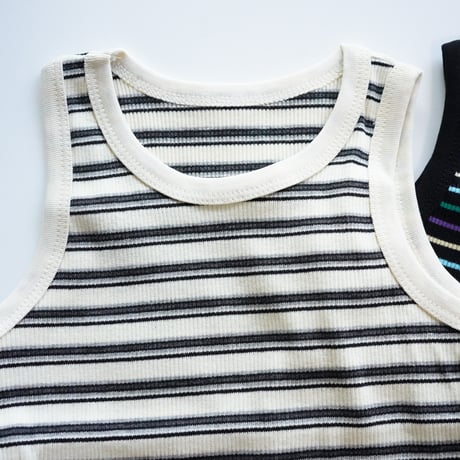 color-striped tank top (2632)