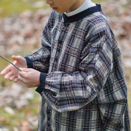 check button shirt　(2403)