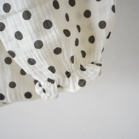 ruffle collar dot blouse (2510)