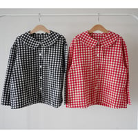 triangular collar blouse(2513)