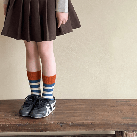 colorful border socks (2599)