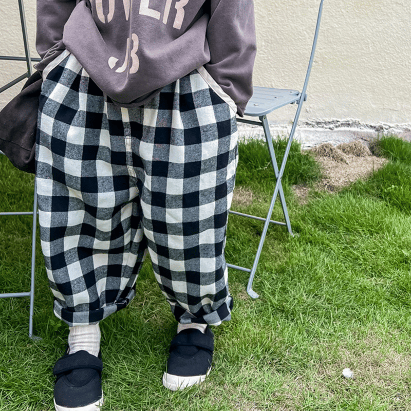 block check pants (2570) | nikomake