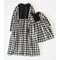 niko two-tone  check dress \"ママサイズ”  (2565)