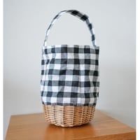 check basket bag ( 2350)