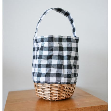 check basket bag ( 2350)