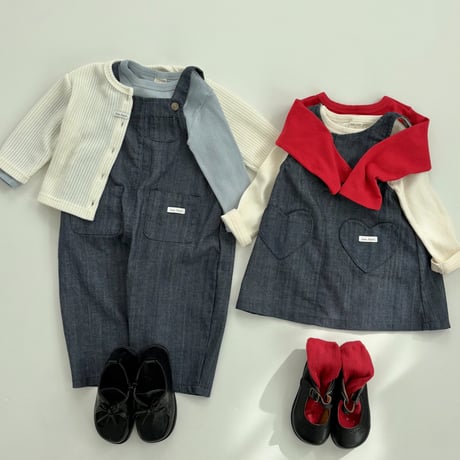 heart pocket one-piece (2605)