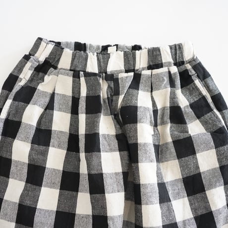 block check summer pants (2634)