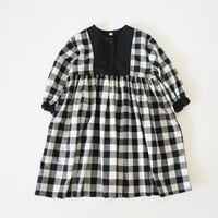 niko two-tone  check dress "キッズサイズ” (2566)